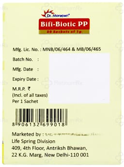 Bifi Biotic PP Orange Flavour Sachet 1gm