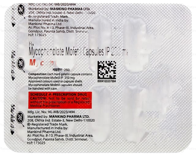Mycept 250mg Capsule 10s