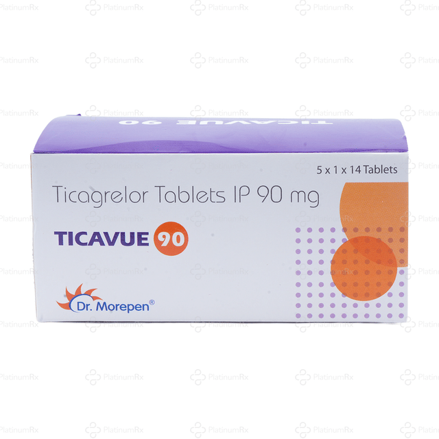 Ticavue 90mg Tablet 14s