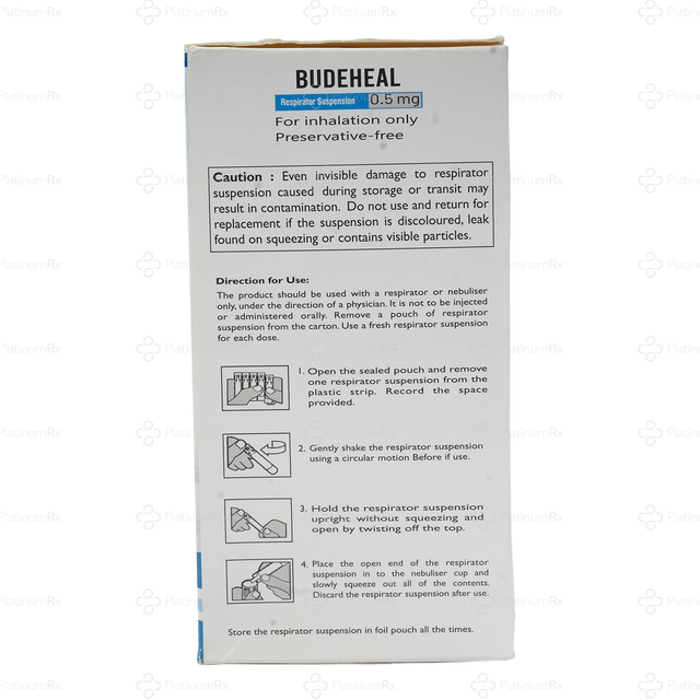 Budeheal 0.5mg Respirator Suspension Respule 5X2ml