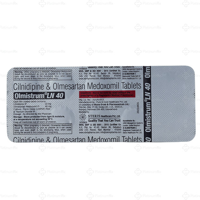 Olmistrum LN 10/40mg Tablet 10s