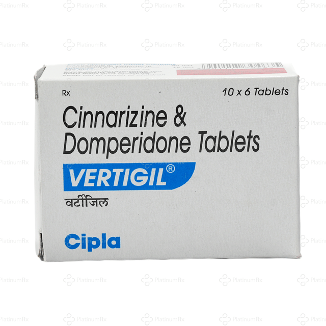 Vertigil 15/20mg Tablet 6s