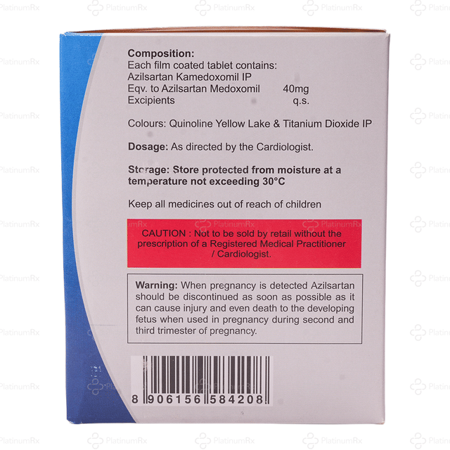 Azilsmart 40mg Tablet 10s