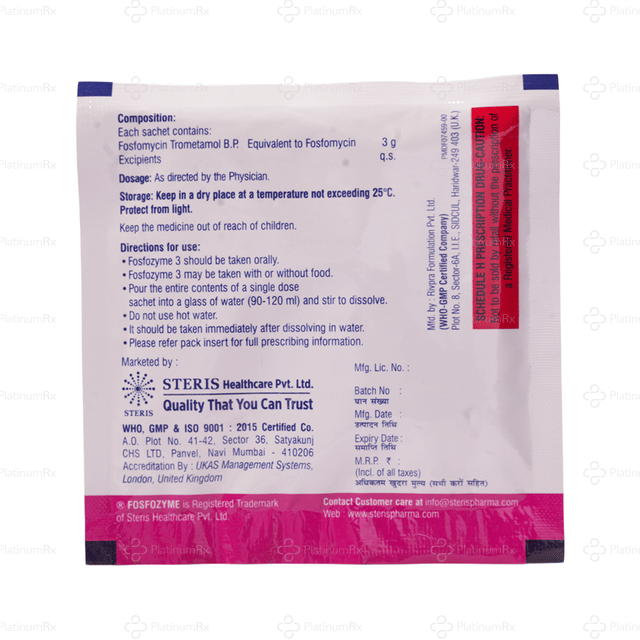 Fosfozyme 3gm Powder 8gm