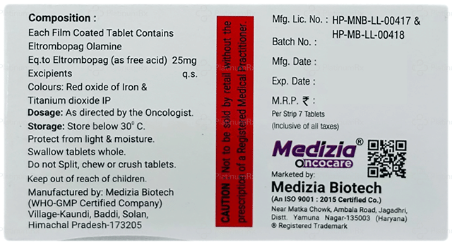 Elterbot 25mg Tablet 7s