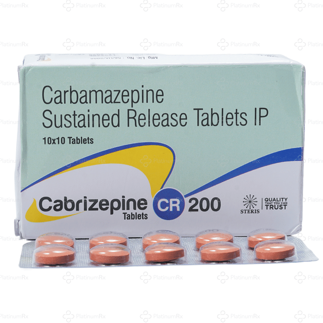 Cabrizepine CR 200mg Tablet SR 10s