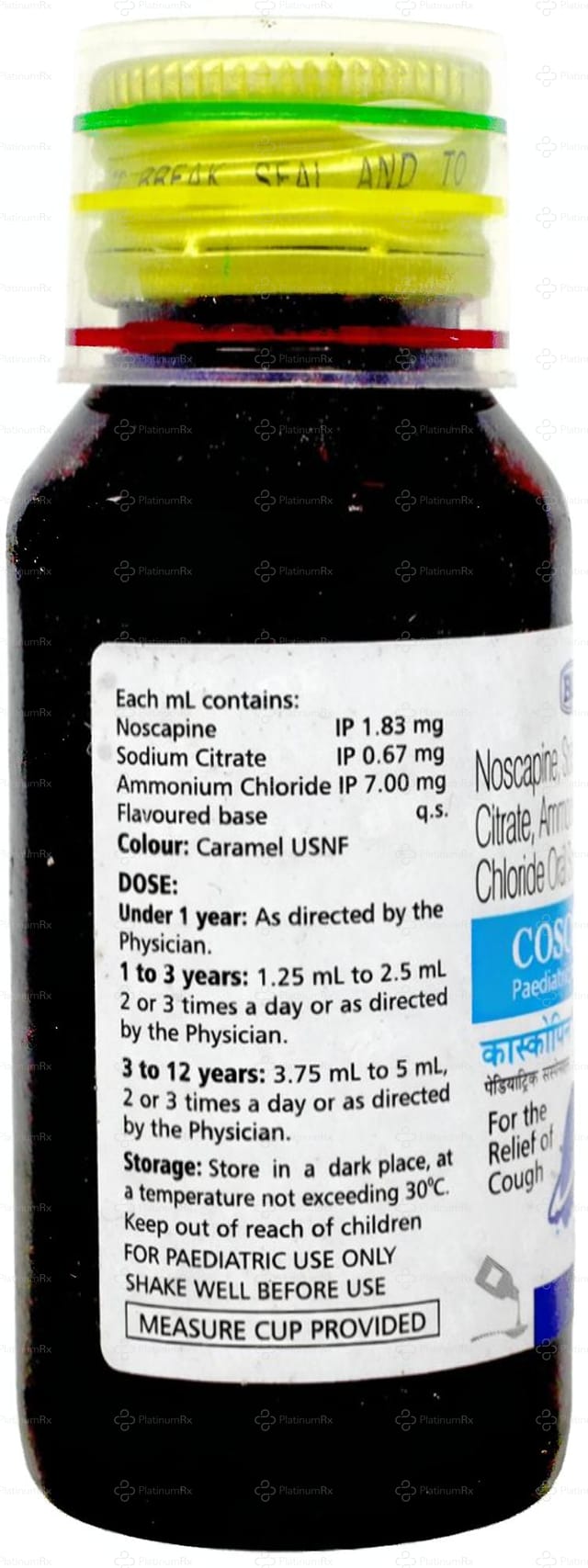 Coscopin Paed Oral Suspension 60ml