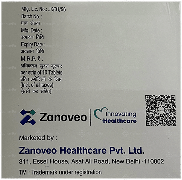 Zanoflam SP Tablet 10s