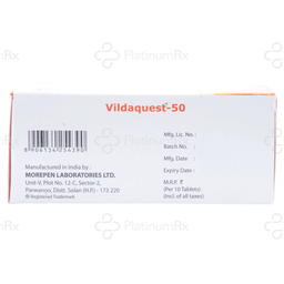 Vildaquest 50mg Tablet 10s