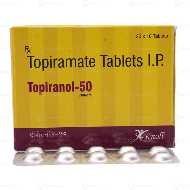 Topiranol 50mg Tablet 10s