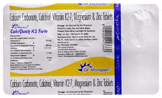 Calciquick K2 Forte Tablet 10s