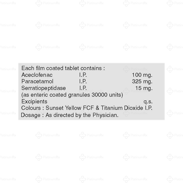 Yonotryp SP 100/325/15mg Tablet 10s