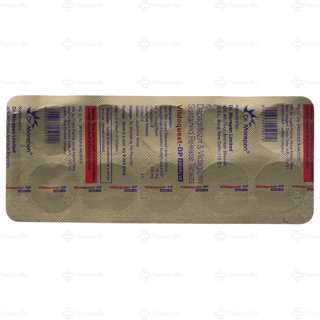 Vildaquest DP 10/100mg Tablet SR 10s
