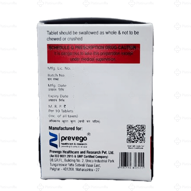 Voglios GM 1/500/0.2mg Tablet 10s