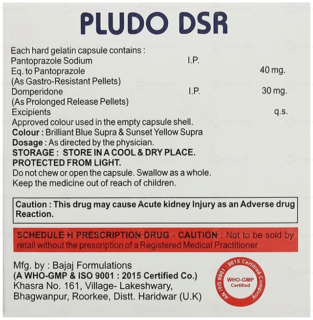 Pludo DSR 30/40mg Capsule PR 10s