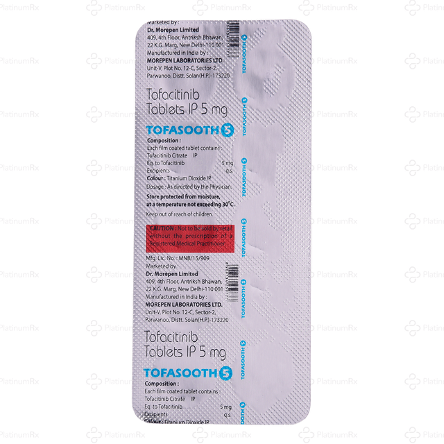Tofasooth 5mg Tablet 10s