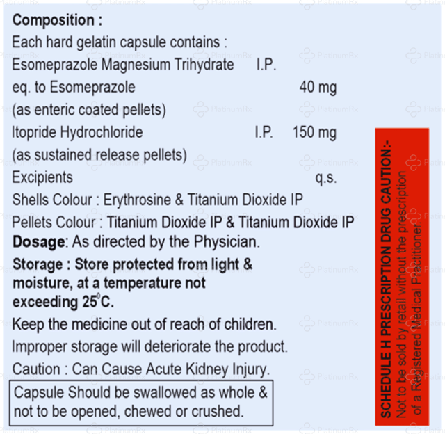 Nexpraz IT 40/150mg Capsule SR 10s