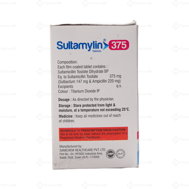 Sultamylin 375mg Tablet 10s