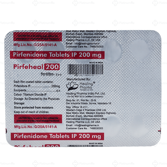 Pirfeheal 200mg Tablet 10s