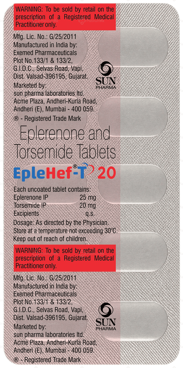 EpleHef T 25/20mg Tablet 10s