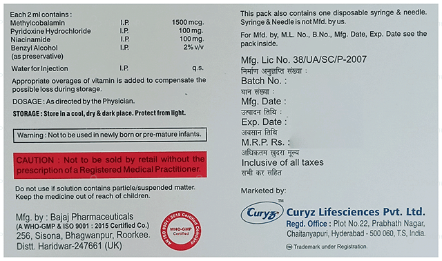 Nervzyce Plus Injection 1s