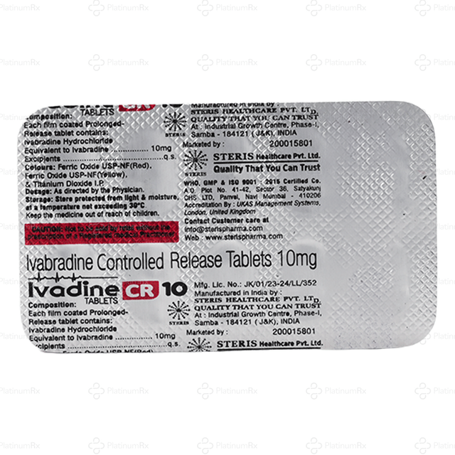 Ivadine 10mg CR Tablet 10s