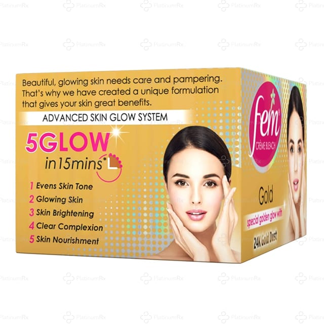 Fem Creme Bleach Gold Cream 24gm