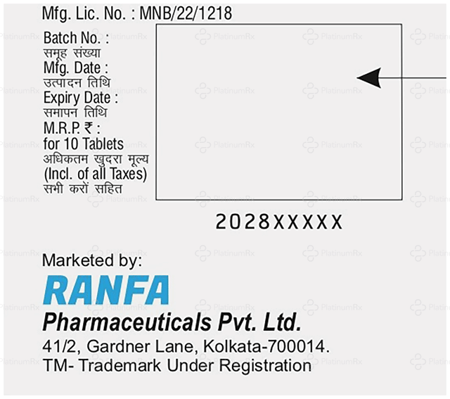 Ranfatek L 5/10mg Tablet 10s