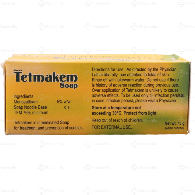 Tetmakem 5% Soap 75gm