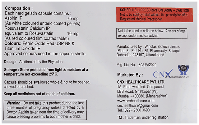 LipStable A 75/10mg Capsule 10s