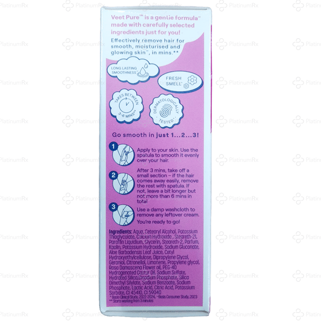 Veet Pure Hair Removal Normal Skin Aloe Vera & Rose Cream 30gm