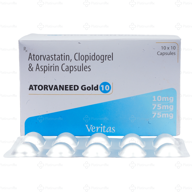 Atorvaneed Gold 10mg Capsule 10s