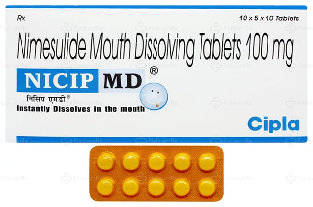 Nicip MD 100mg Tablet 10s