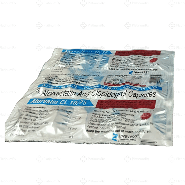 Atorvatin CL 10/75mg Tablet 15s