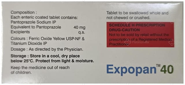Expopan 40mg Tablet 15s
