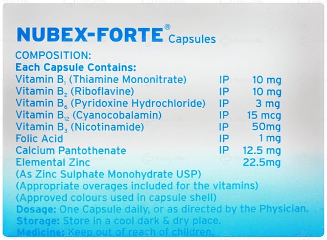 Nubex Forte Capsule 10s