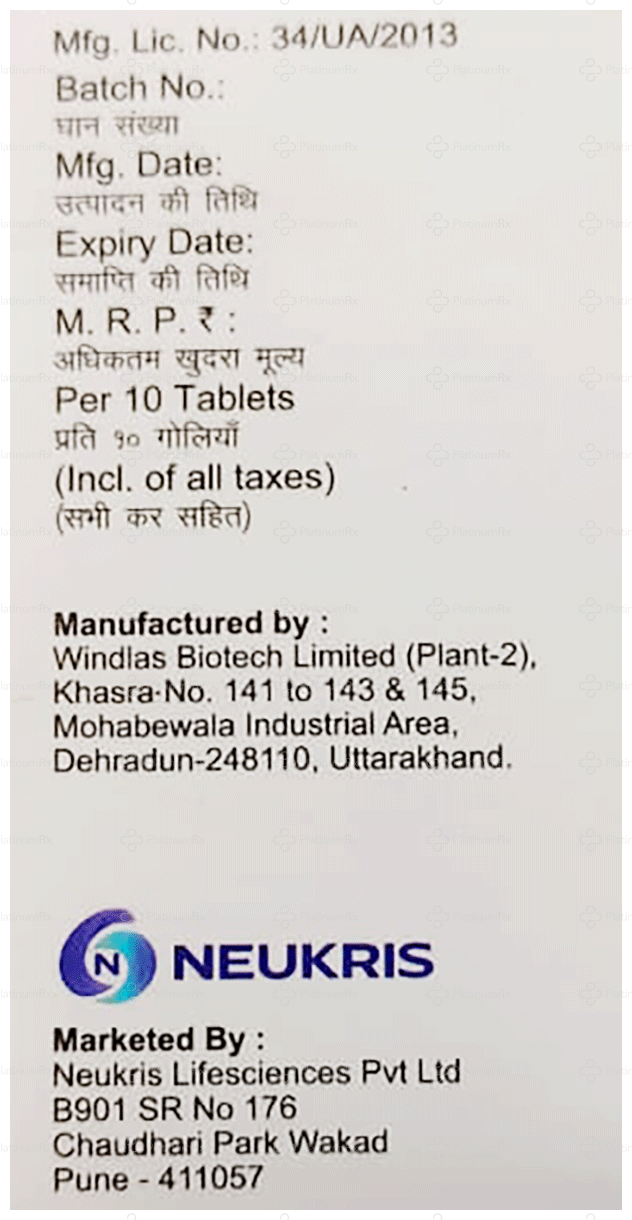 Neuglim MV 1/500/0.3mg Tablet ER 10s