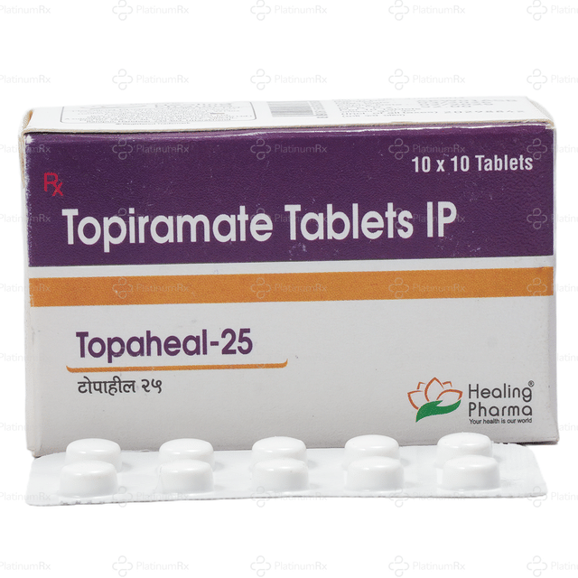 Topaheal 25mg Tablet 10s