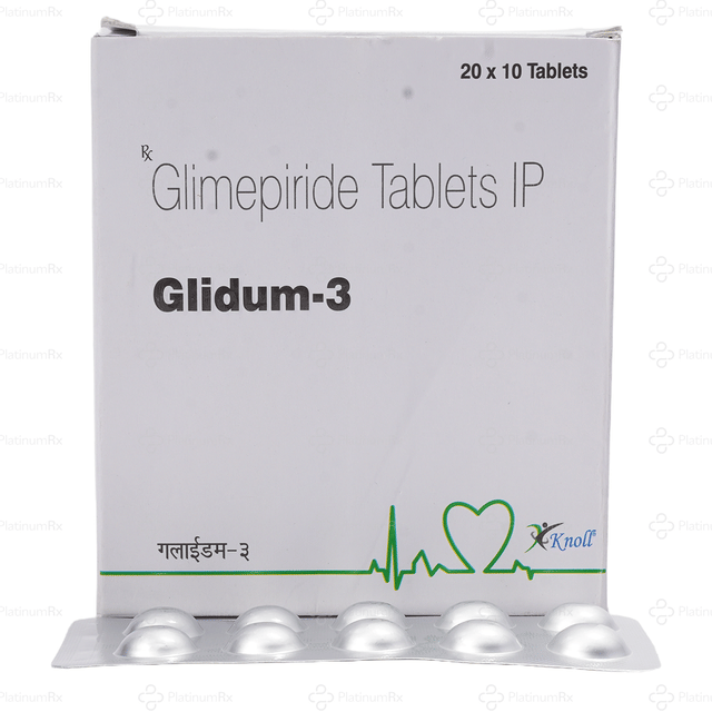 Glidum 3mg Tablet 10s