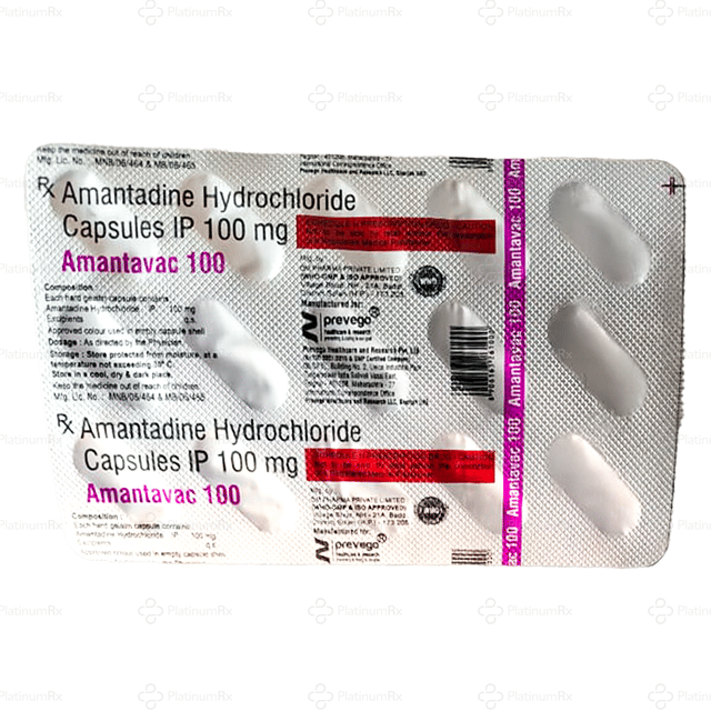 Amantavac 100mg Capsule 15s