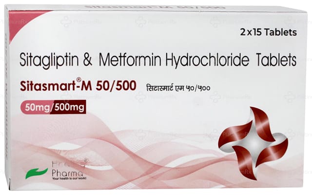 Sitasmart-M 50mg/500mg Tablet 15s