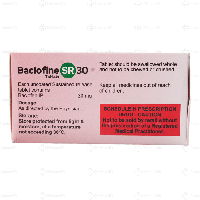 Baclofine SR 30mg Tablet 10s
