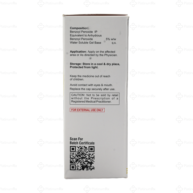 Benzo 5% Gel 30gm