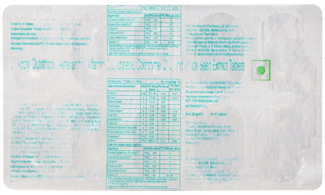 Xantox Glo Plus Tablet 10s