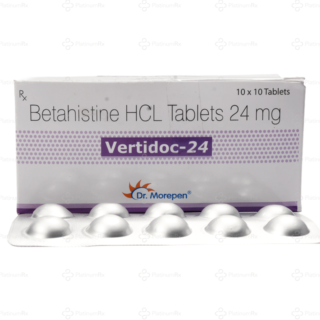Vertidoc 24mg Tablet 10s