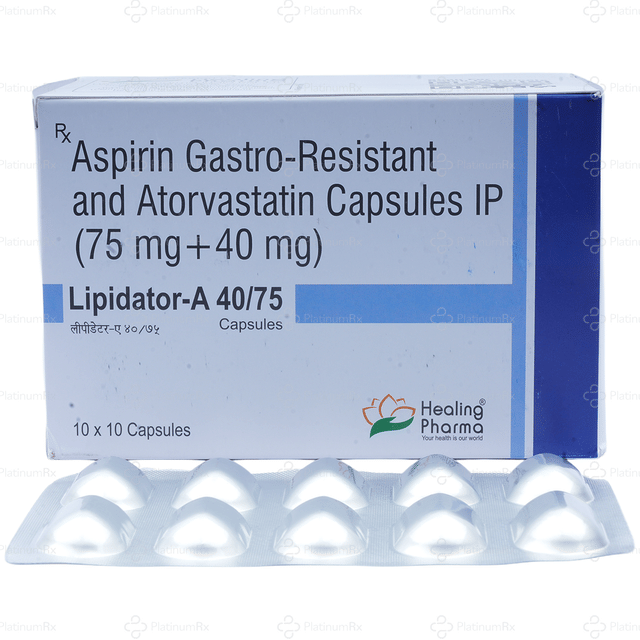Lipidator A 40/75mg Capsule 10s