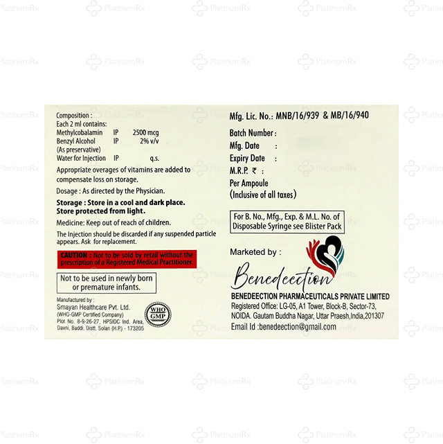 Micot 2500mcg Injection 1s