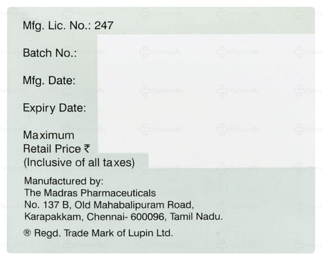 Lovax OD 600mg Tablet ER 10s