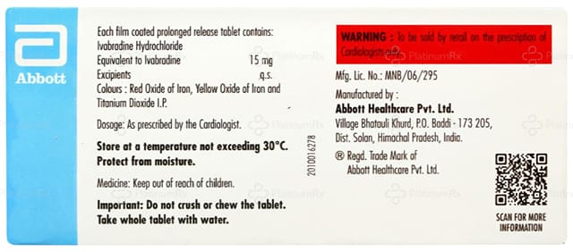 Ivabid OD 15mg Tablet 10s
