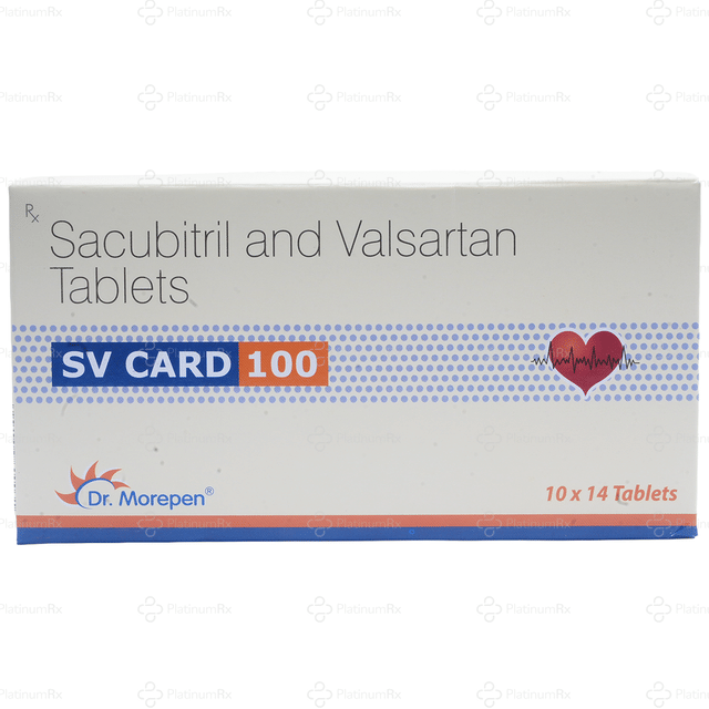 SV Card 100mg Tablet 14s